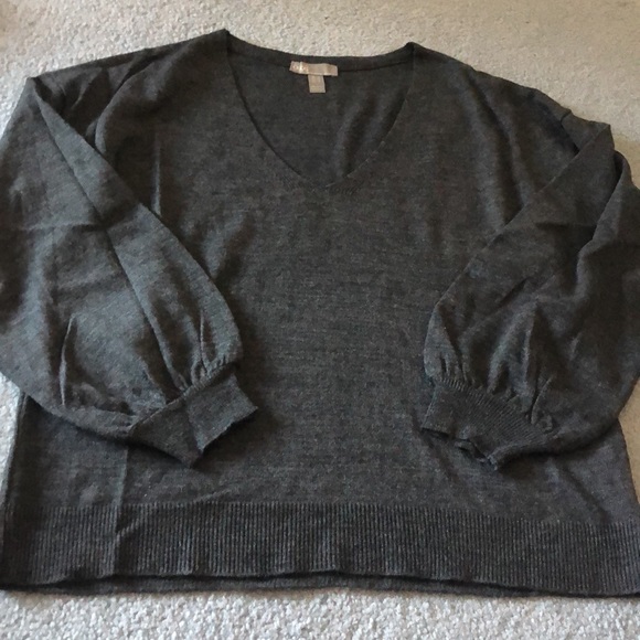 ASOS Gray V Neck Sweater - Picture 3 of 4